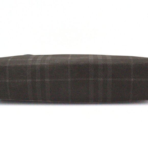 Authentic Burberry London NWT Gray Charcoal Leather Canvas Shoulder Bag - Picture 7 of 16